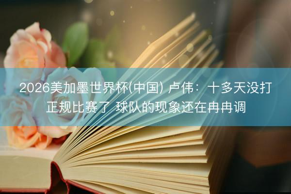 2026美加墨世界杯(中国) 卢伟：十多天没打正规比赛了 球队的现象还在冉冉调